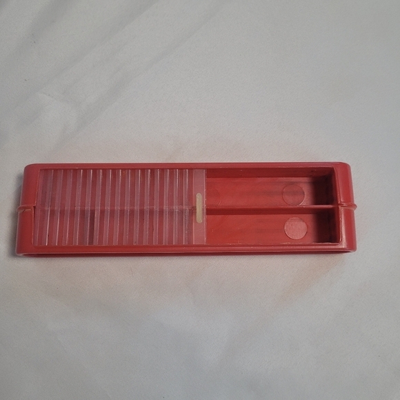 Hasbro Vintage Red Roll Top Pencil Case Made In USA *Rare* - Picture 7 of 9
